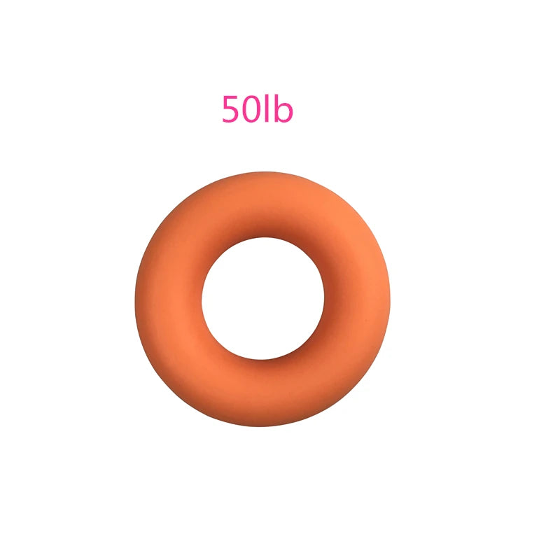 Fitness 30Lb 40Lb 50Lb Strength Hand Grip Muscle Power Training Silicone Easy Carrier Hand Grips Fitness Silico Ring Exerciser