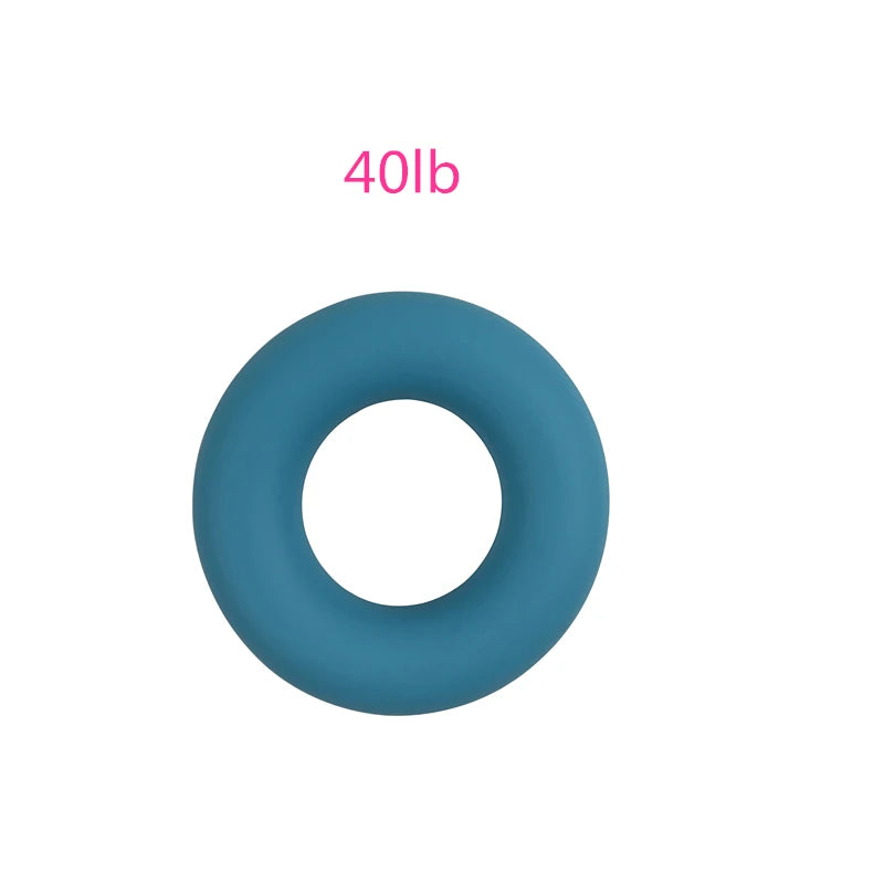 Fitness 30Lb 40Lb 50Lb Strength Hand Grip Muscle Power Training Silicone Easy Carrier Hand Grips Fitness Silico Ring Exerciser