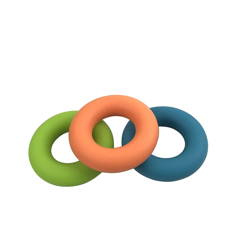 Fitness 30Lb 40Lb 50Lb Strength Hand Grip Muscle Power Training Silicone Easy Carrier Hand Grips Fitness Silico Ring Exerciser